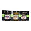 Coffret figue, châtaigne et clémentine Cappaccini – 3 × 110 g.