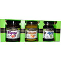 Coffret figue, clémentine et myrte Cappaccini – 3 × 110 g.