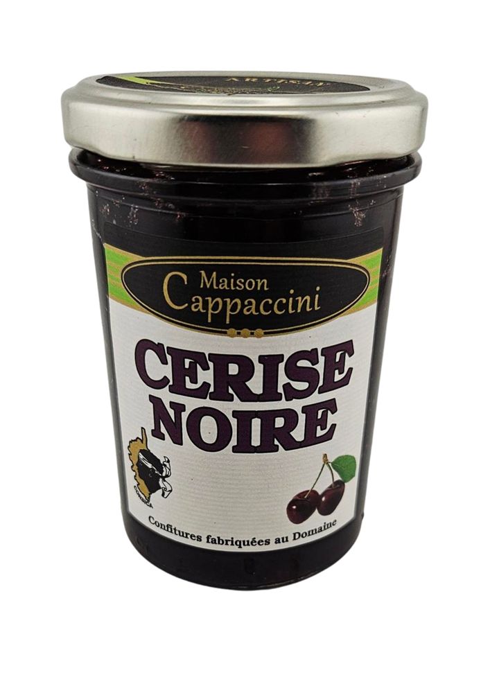 Confiture de cerise noire Cappaccini – 240 g.
