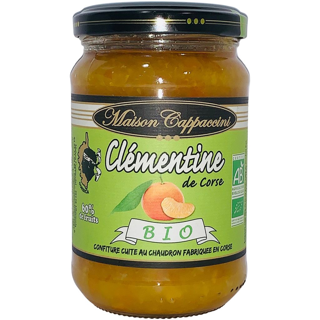 Confiture de clémentine bio Cappaccini – 240 g.