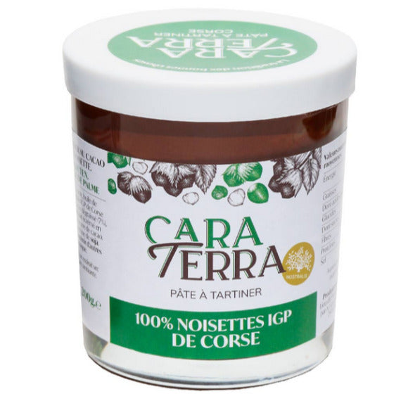 Pâte à tartiner Carra Terra lisse Valentini – 200 g.