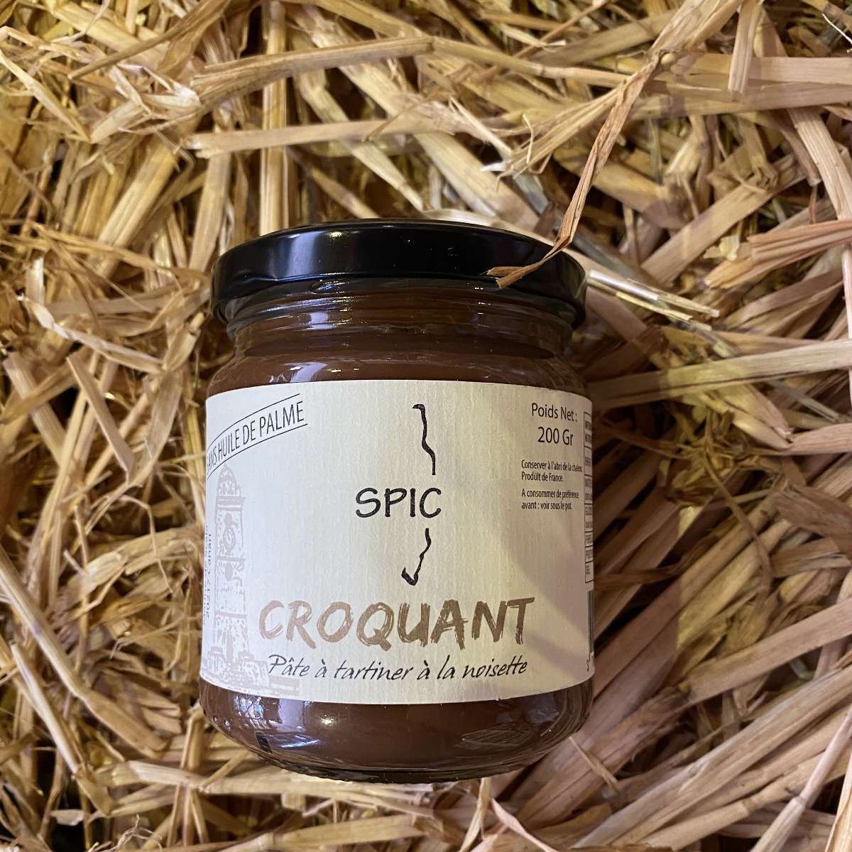 Pâte à tartiner croquante SPIC – 200 g.