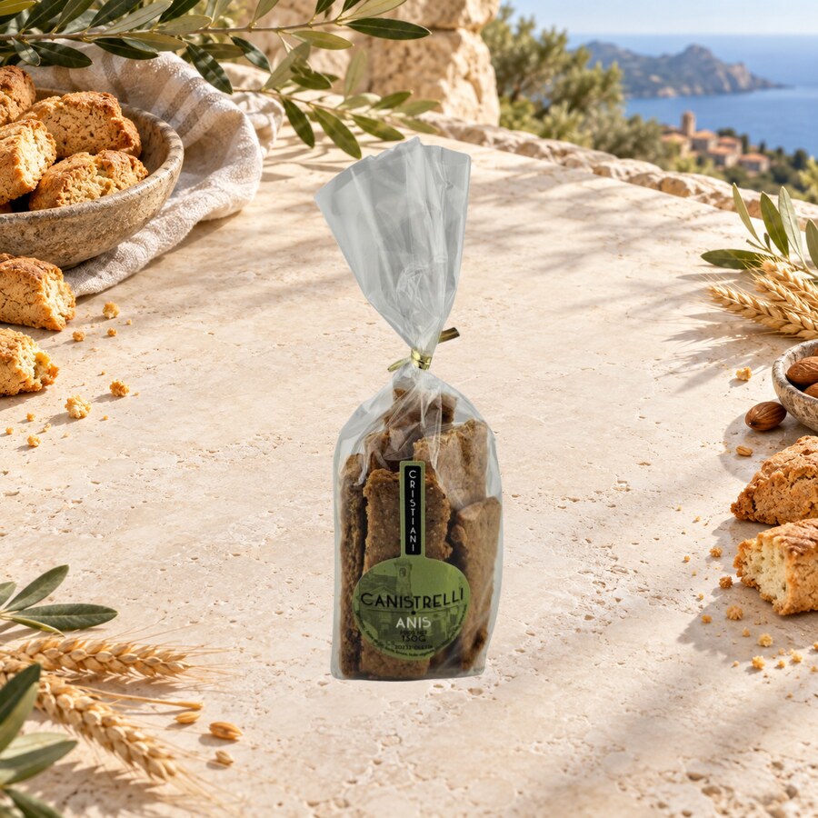 Canistrelli à l’anis – 150 g.