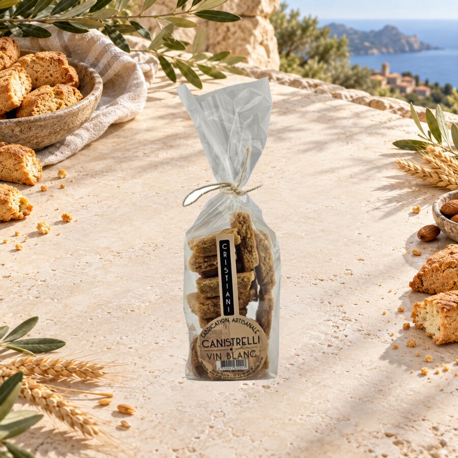 Canistrelli au vin blanc – 80 g.
